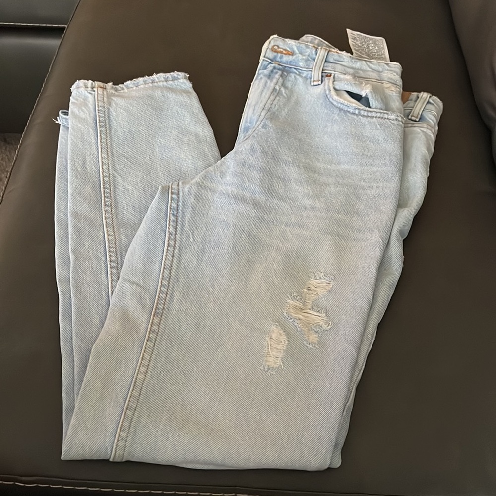 Zara-light blue jeans